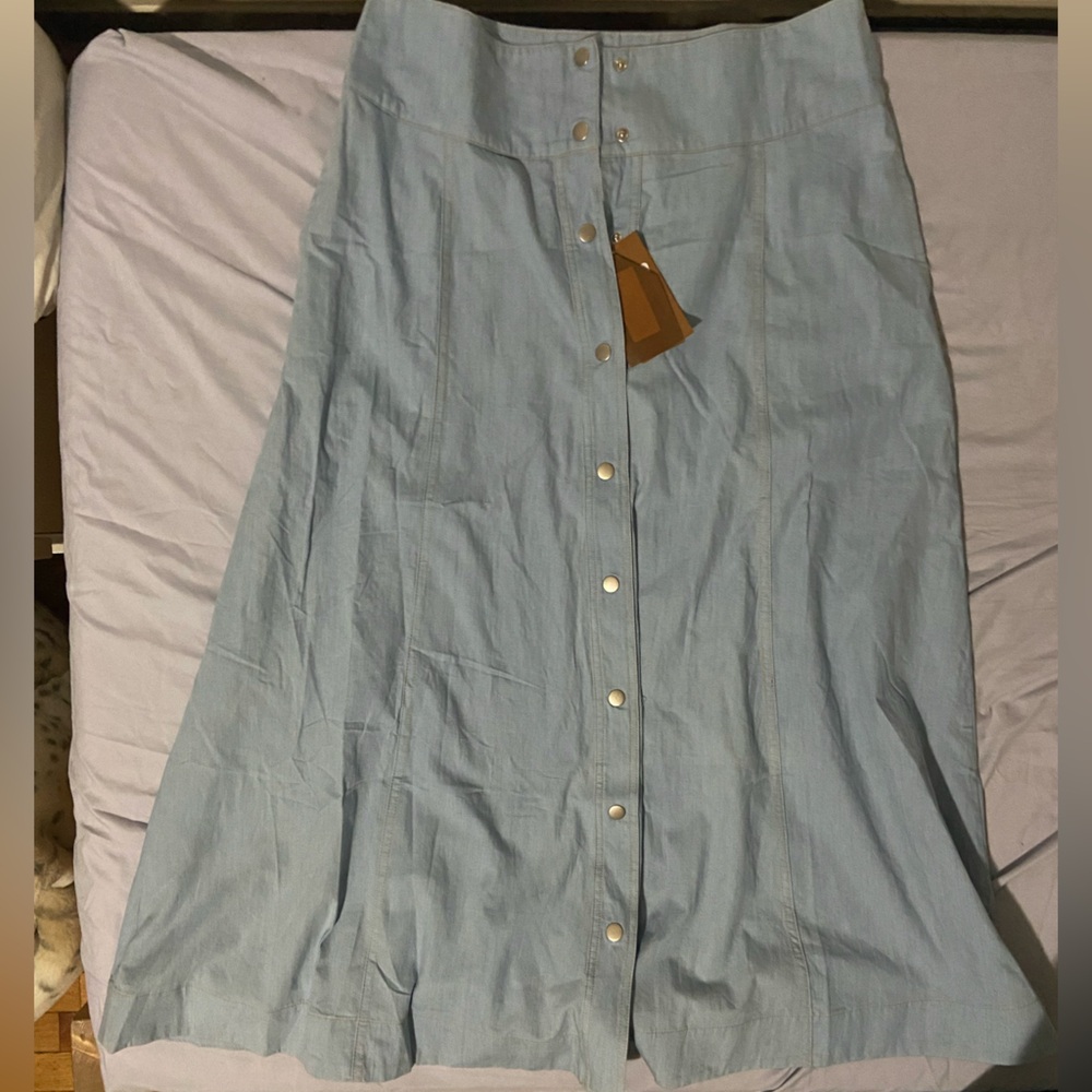 MUN sky blue skirt